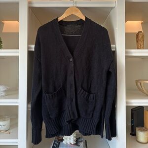 Jenni Kayne Black Cardigan Sweater